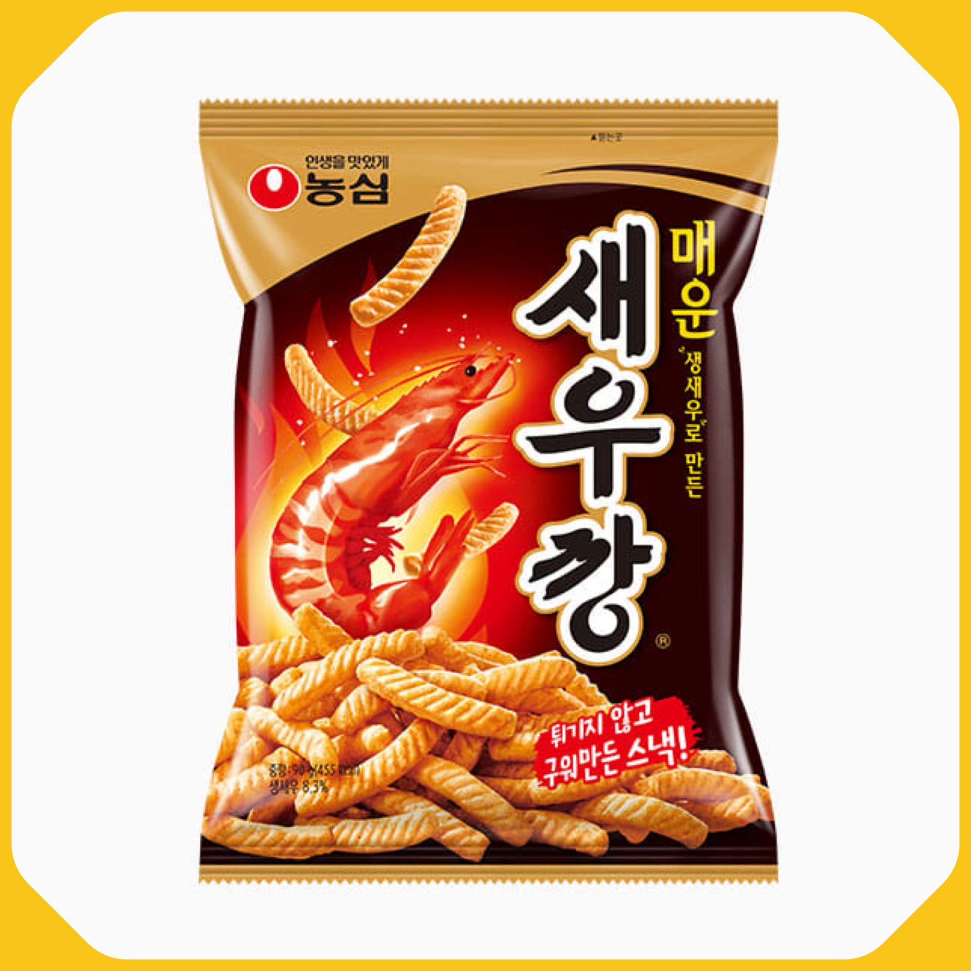 매운 새우깡 / Shrimp Snack Picante